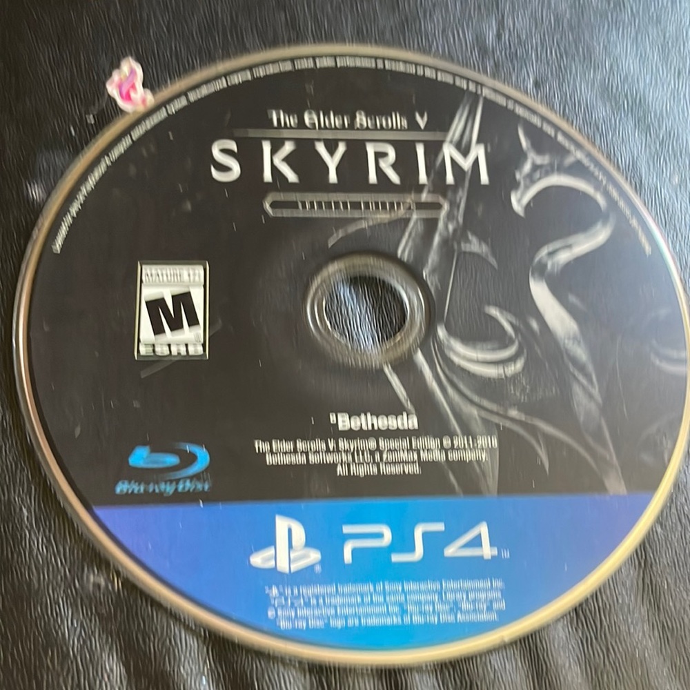 PS4 Skyrim video game